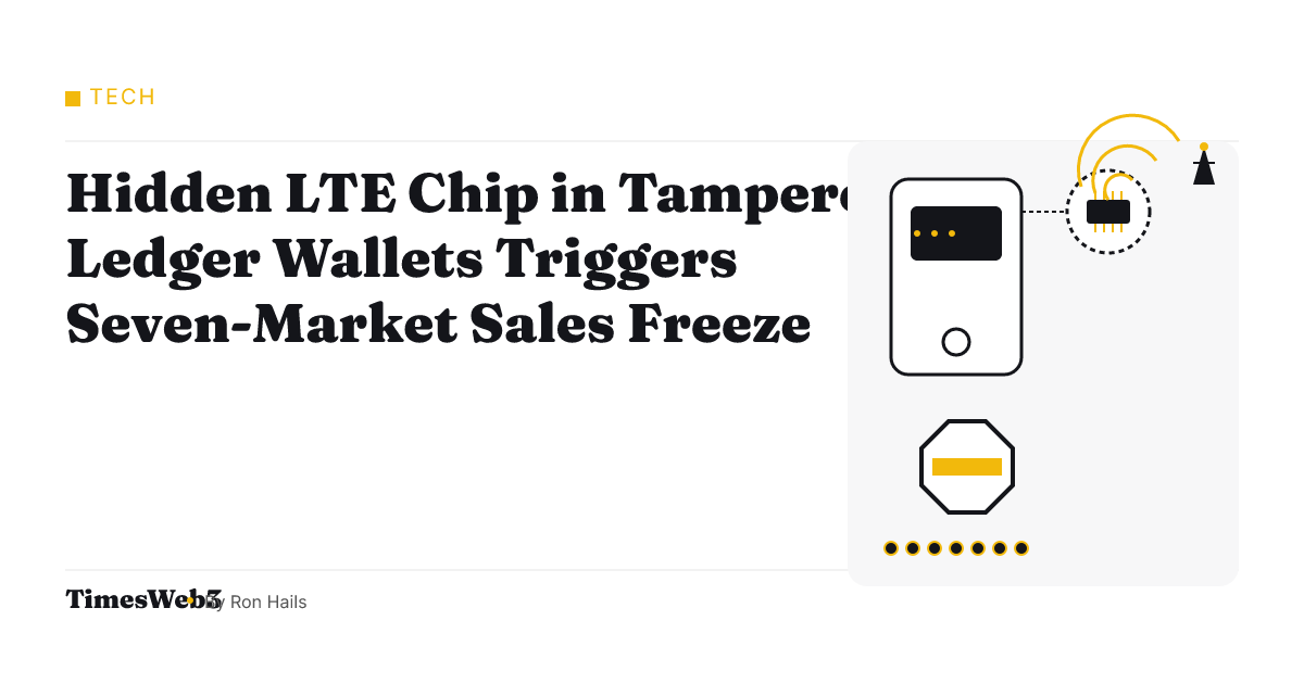 Hidden LTE Chip in Tampered Ledger Wallets Triggers Seven-Market Sales Freeze
