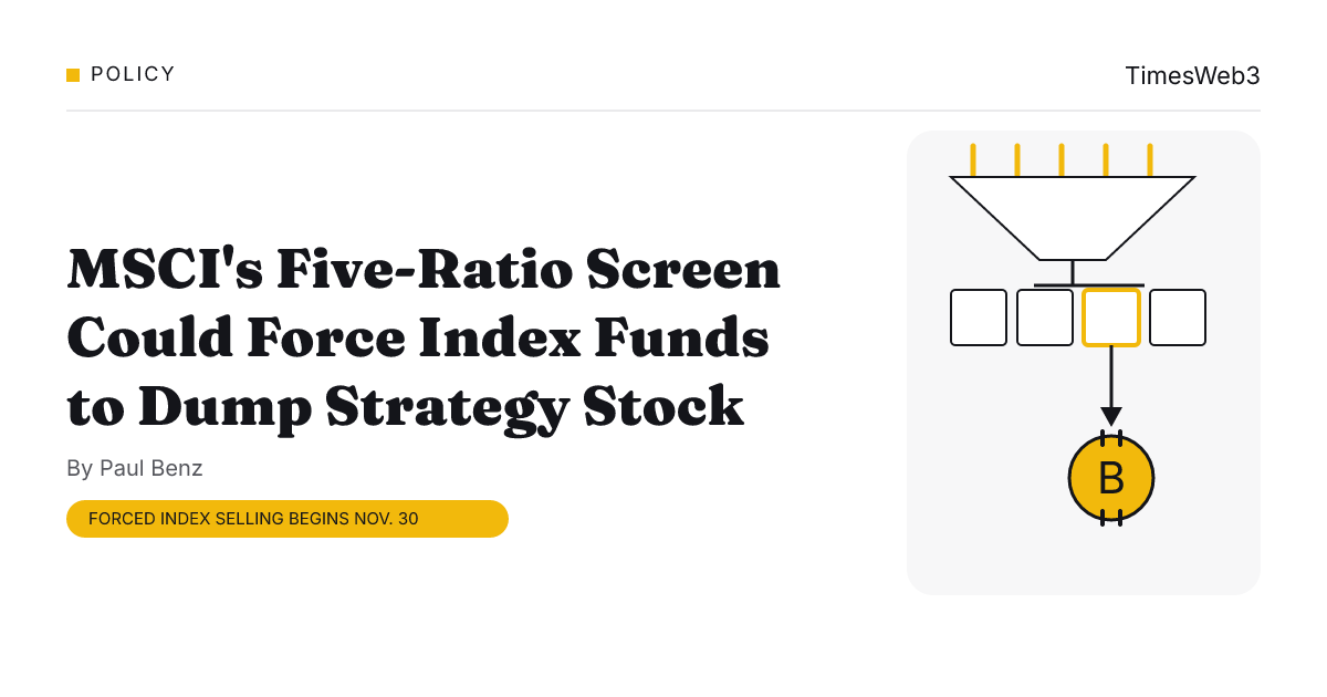 MSCI's Five-Ratio Screen Could Force Index Funds to Dump Strategy Stock
