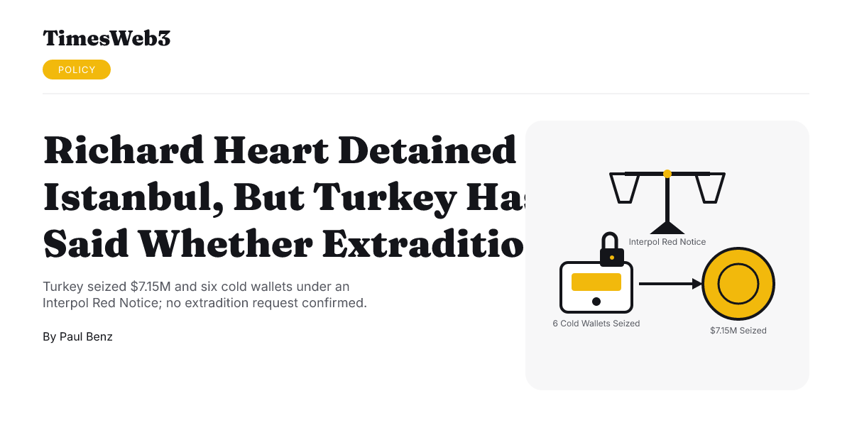 Richard Heart Detained in Istanbul, But Turkey Hasn't Said Whether Extradition Is Next